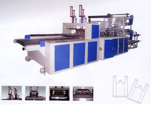 全自動雙道高速制袋機（背心袋）