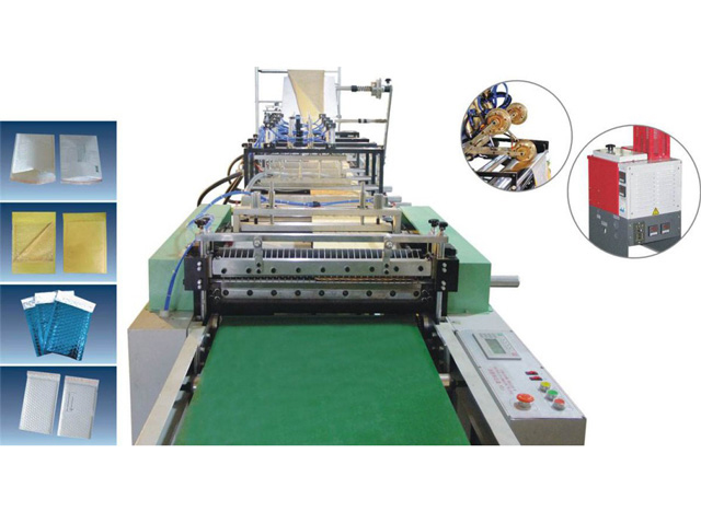 全自動牛皮紙氣泡(墊)膜信封袋制袋機(jī)